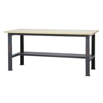 BETA 058000621 - Etabli simple d'une longueur de 2,1m avec plan de travail en bois