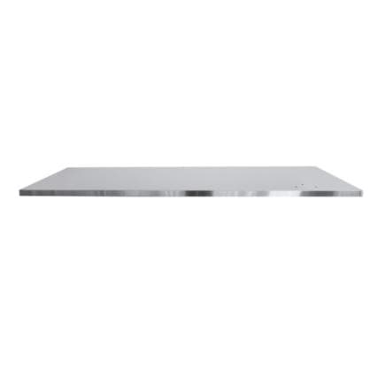 BETA 058000656 - Plan de travail 2100 x 750 mm en MDF revêtu d'acier inoxydable pour établis modulables C58BC