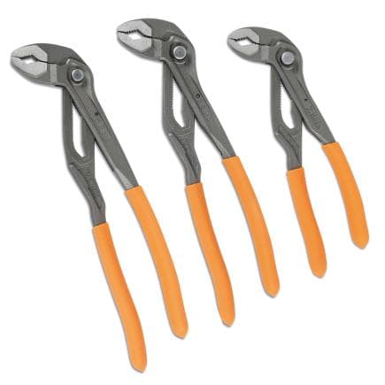 BETA 010470053 - Jeu de 3 pinces multiprises entrepassées à bouton de réglage (3 pcs.)