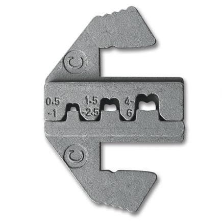 BETA 016090303 - Matrices pour cosses femelles et mâles non isolées, 0,5÷6 mm²