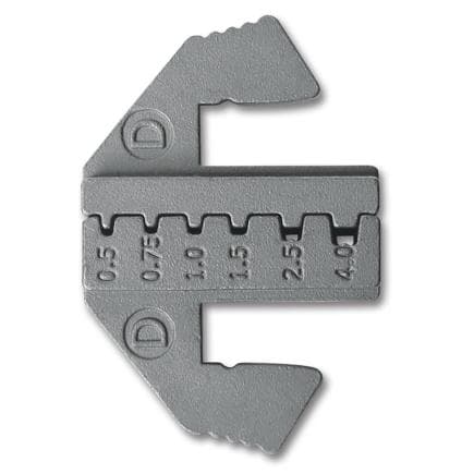BETA 016090305 - Matrices pour cosses tubulaires pré-isolées, 0,5÷4 mm²