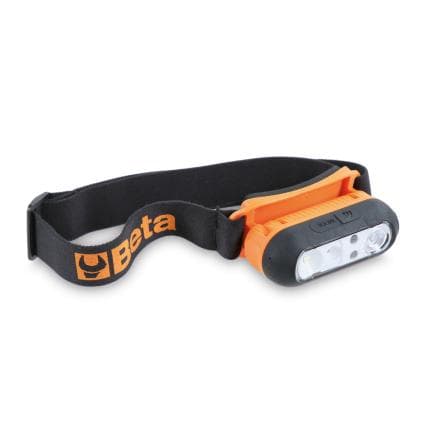 BETA 018360201 - Lampe frontale LED rechargeable, avec lumière rouge et capteur sans contact ON/OFF