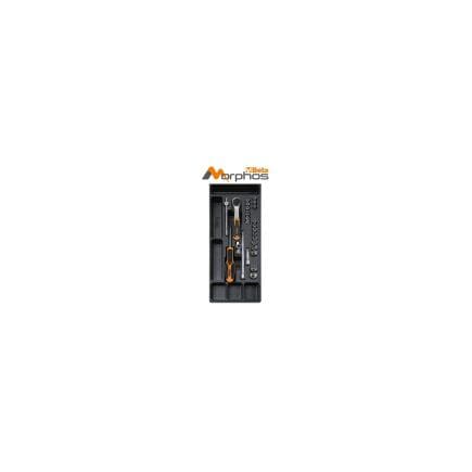 BETA 024000647 - Plateau thermoformé en ABS avec douilles 1/4'' 6 pans et embouts (vide)
