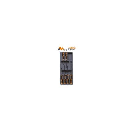 BETA 024000753 - Module thermoformé en ABS avec tournevis Morphos pour vis à tête Phillips® (vide)