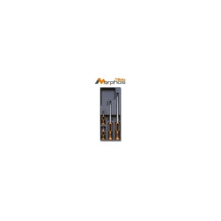 BETA 024000754 - Module thermoformé en ABS avec tournevis Morphos pour vis à tête Phillips® (vide)