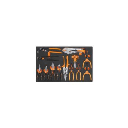 BETA 024500147 - Module en mousse EVA avec pinces et outils de coupe (13 pcs.)