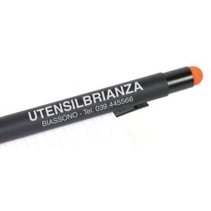 BETA 095920021 - Stylos en aluminium personnaliisable avec stylet en caoutchouc pour écran tactile