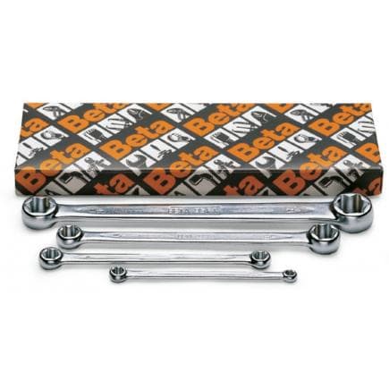BETA 000950325 - Jeu de 4 clés doubles droites pour écrous Torx®