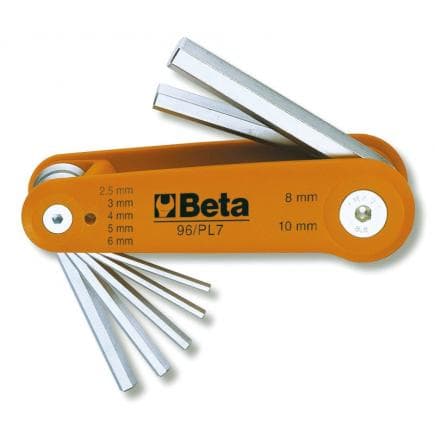 BETA 000960368 - Jeu de 7 clés mâles 6 pans coudées