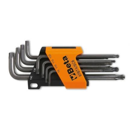 BETA 000970983 - Jeu de 8 clés mâles coudées à tête sphérique pour vis Torx®