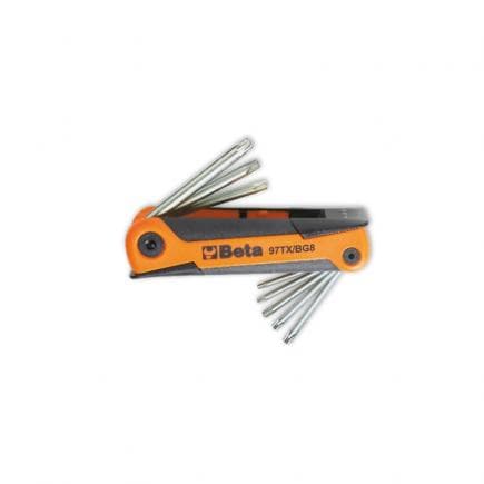 BETA 000970368 - Jeu de 7 clés mâles pour vis Torx®