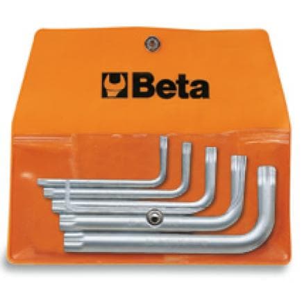 BETA 000980650 - Jeu de 5 clés mâles coudées XZN® en trousse