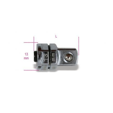 BETA 001230313 - Adaptateur pour douilles 3/8" à déverrouillage rapide pour clés à cliquet 13 mm