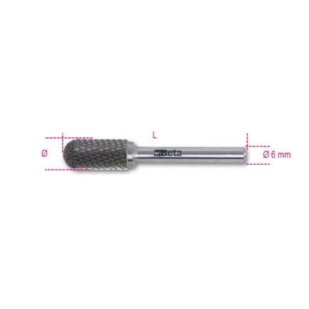BETA 004260533 - Limes rotatives en métal dur coupe croisée HM6