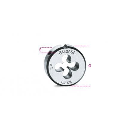 BETA 004400244 - Filière ronde avec filetage UNF et pas fin en acier au chrome (lot muliple)