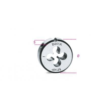 BETA 004410100 - Filière rondeavec pas fin en acier au chrome (lot muliple)