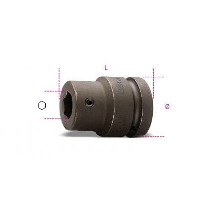 BETA 007270022 - Douille porte-embout phosphaté 1" (lot muliple)
