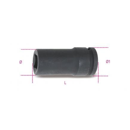 BETA 007280619 - Douille à chocs 3/4" longue