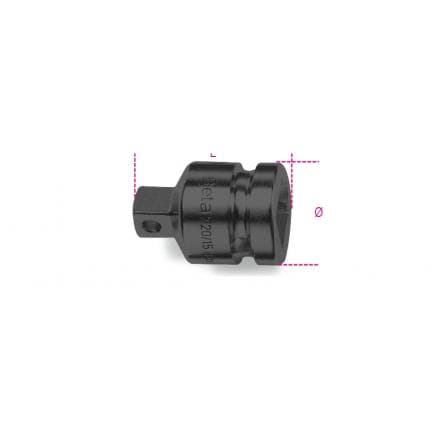 BETA 007300810 - Réducteur carré femelle 1.1/2" et mâle 1"