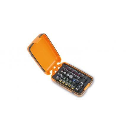 BETA 008600902 - Jeu de 30 embouts avec porte-embout magnétique en coffret plastique