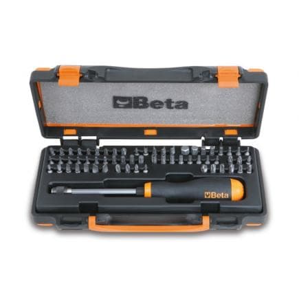 BETA 008610978 - Jeu de 61 embouts et 1 porte-embout magnétique à dégagement rapide