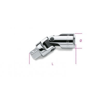 BETA 009000830 - Cardan carrés mâle et femelle 1/4" (lot muliple)
