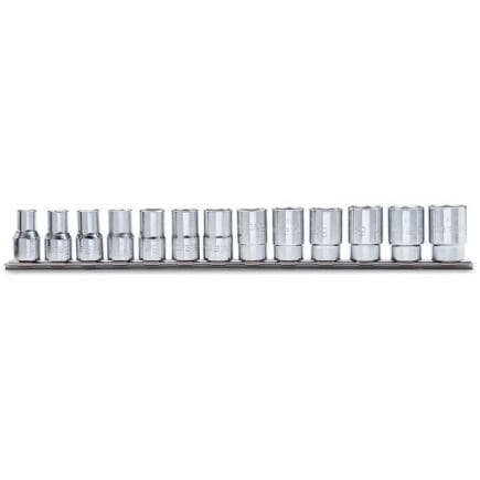 BETA 009100215 - Jeu de 13 douilles 12 pans 3/8" sur support