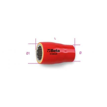 BETA 009100616 - Douille 12 pans 1000V