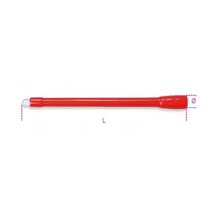 BETA 009100805 - Rallonge carrés mâle et femelle 3/8" 1000V