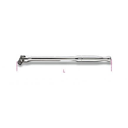 BETA 009100839 - Poignée articulée carré mâle 3/8" avec manche métallique (lot muliple)
