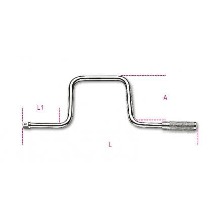 BETA 009100862 - Vilebrequin carré mâle 3/8"