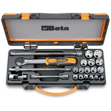 BETA 009100932 - Jeu de 16 douilles 6 pans et 5 accessoires