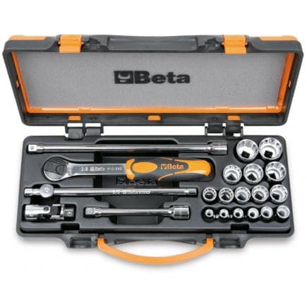 BETA 009100933 - Jeu de 16 douilles 6 pans et 5 accessoires