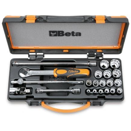 BETA 009100937 - Jeu de 16 douilles 6 pans et 5 accessoires