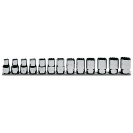 BETA 009200140 - Jeu de 13 douilles 12 pans 1/2" sur support