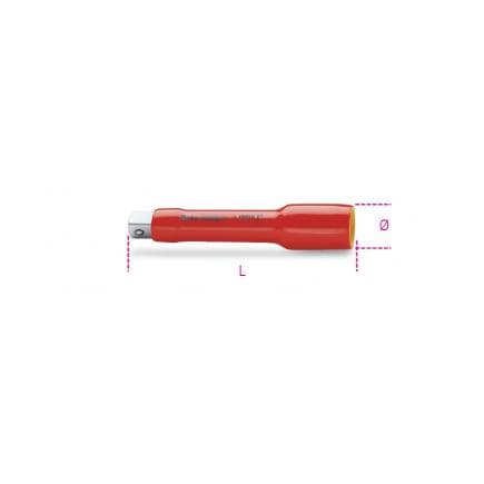 BETA 009200804 - Rallonge carrés mâle et femelle 1/2" 135mm 1000V