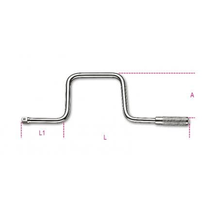 BETA 009200862 - Vilebrequin carré mâle 1/2"