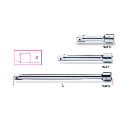 BETA 009280810 - Rallonge carrés mâle et femelle 3/4" (lot muliple)