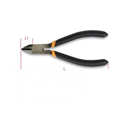 BETA 010810130 - Pince coupante semi-rase branches gainées avec double couche de PVC antidérapant (lot muliple)