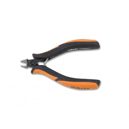 BETA 011840101 - Pince coupante diagonale de précision à becs arrondis coupe à ras branches gainées confort bi-matières (lot muliple)