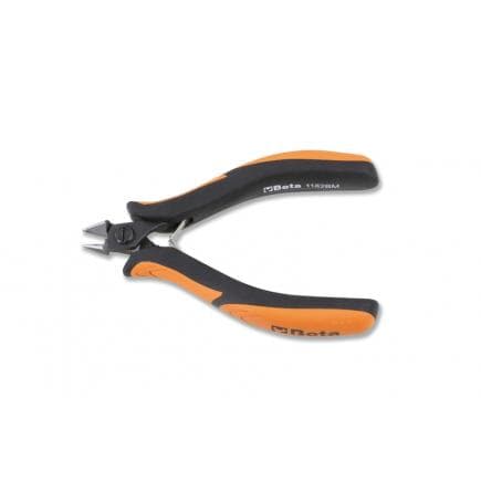 BETA 011850102 - Pince coupante diagonale de précision à becs effilés coupe à ras branches gainées confort bi-matières (lot muliple)