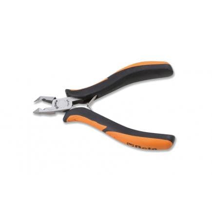 BETA 011910101 - Pince coupante frontale de précision tête inclinée à 70° coupe à ras branches gainées confort bi-matières (lot muliple)