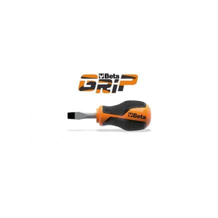 BETA 012609103 - Tournevis à lame courte pour vis à fente sous blister (lot muliple)
