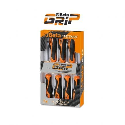 BETA 012670307 - Jeu de 7 tournevis pour vis Torx®