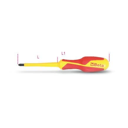 BETA 012790703 - 1000V Tournevis pour vis Pozidriv®-Supadriv® (lot muliple)