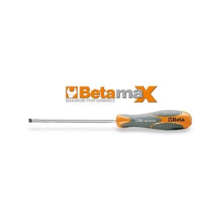 BETA 012949006 - Tournevis à lame fraisée pour vis à fente sous blister (lot muliple)
