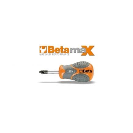BETA 012999021 - Tournevis à lame courte pour vis Pozidriv®-Supadriv® sous blister (lot muliple)