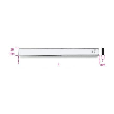 BETA 013420001 - Burin plat de carrossier coupe en bout (lot muliple)