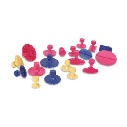 BETA 013660205 - Kit de 19 ventouses en plastique pour kit de débosselage 1366A