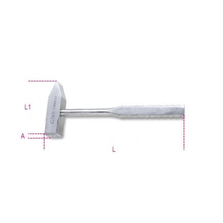 BETA 013700375 - Marteau de mécanicien en acier inoxydable